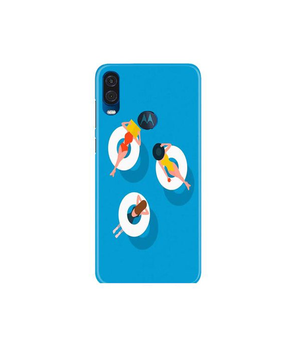 Girlish Mobile Back Case for Moto One Vision (Design - 306)
