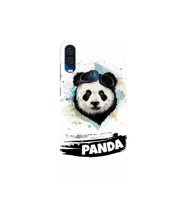 Panda Mobile Back Case for Moto One Vision (Design - 319)