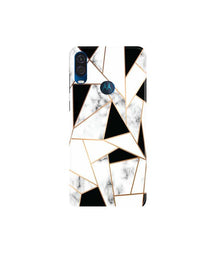 Marble Texture Mobile Back Case for Moto One Vision (Design - 322)