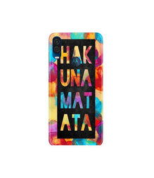Hakuna Matata Mobile Back Case for Moto One Vision (Design - 323)