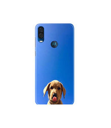 Dog Mobile Back Case for Moto One Vision (Design - 332)