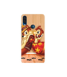 Chip n Dale Mobile Back Case for Moto One Vision (Design - 335)