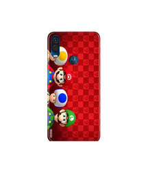 Mario Mobile Back Case for Moto One Vision (Design - 337)
