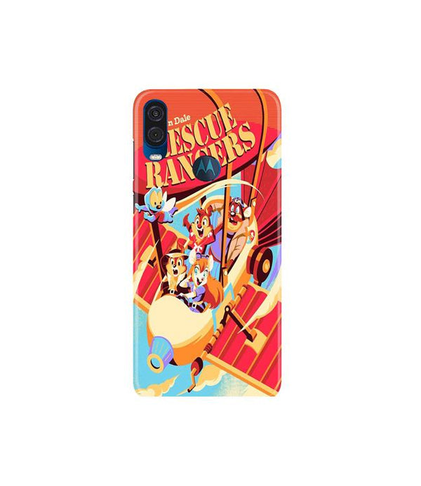 Rescue Rangers Mobile Back Case for Moto One Vision (Design - 341)