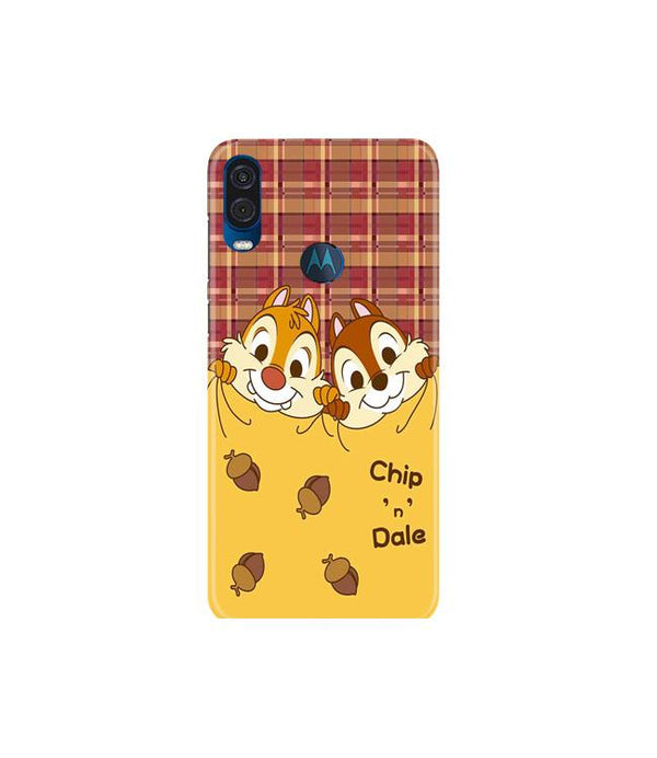Chip n Dale Mobile Back Case for Moto One Vision (Design - 342)