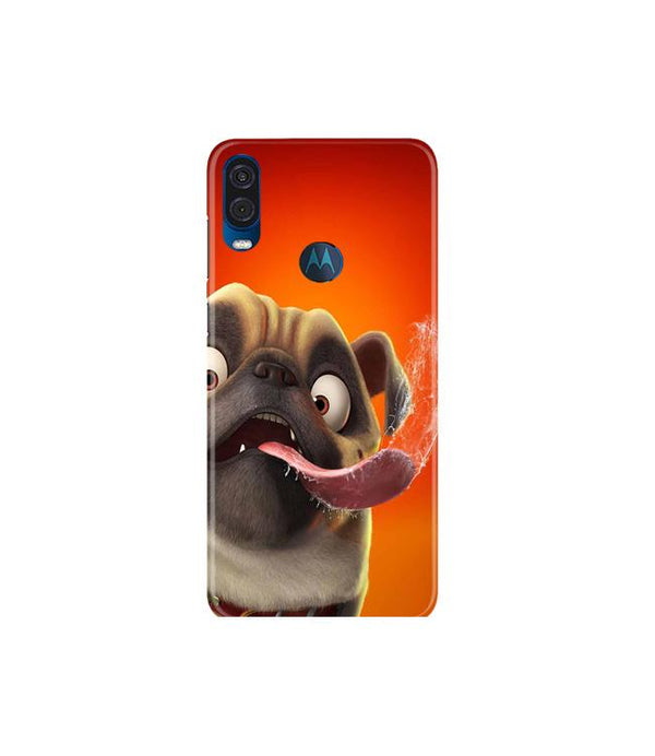 Dog Mobile Back Case for Moto One Vision (Design - 343)