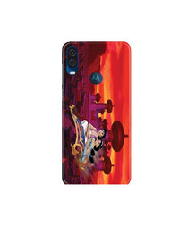 Aladdin Mobile Back Case for Moto One Vision (Design - 345)