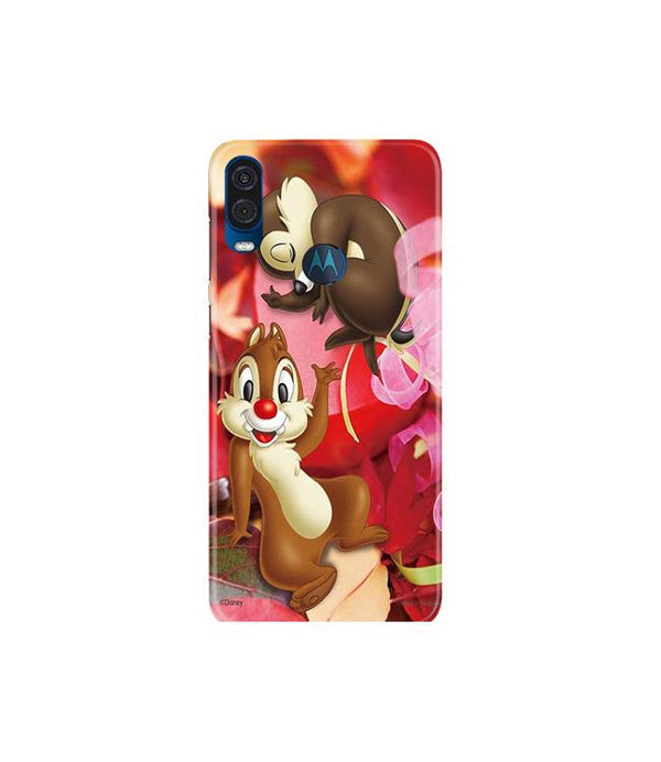Chip n Dale Mobile Back Case for Moto One Vision (Design - 349)