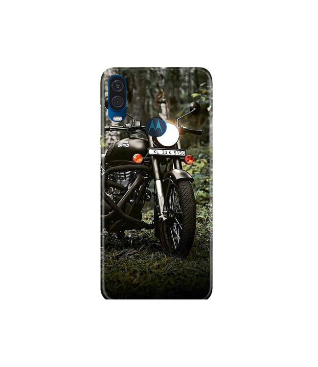 Royal Enfield Mobile Back Case for Moto One Vision (Design - 384)