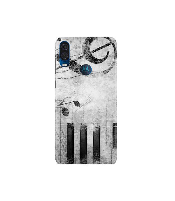 Music Mobile Back Case for Moto One Vision (Design - 394)