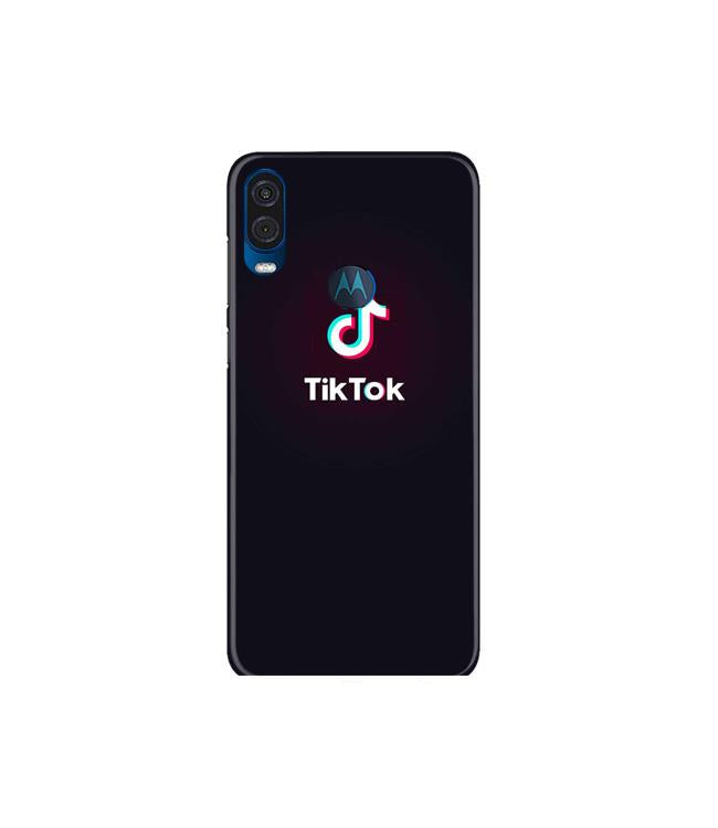 Tiktok Mobile Back Case for Moto One Vision (Design - 396)