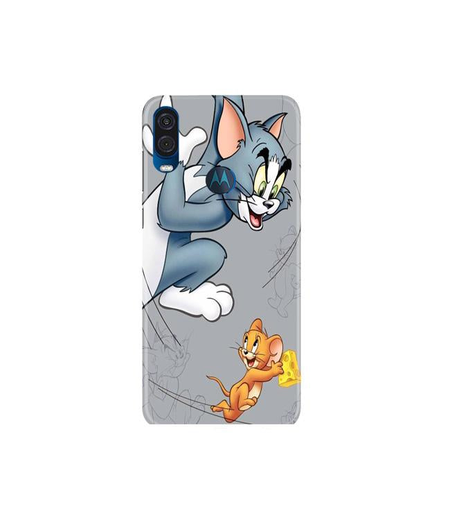 Tom n Jerry Mobile Back Case for Moto One Vision (Design - 399)