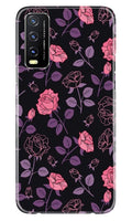 Rose Pattern Case for Vivo Y20i