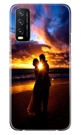 Couple Sea shore Case for Vivo Y20G