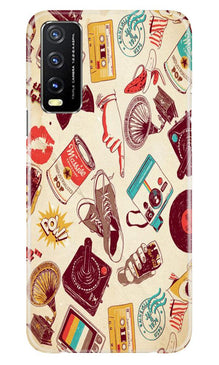 Vintage Mobile Back Case for Vivo Y20 (Design - 35)