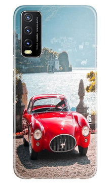 Vintage Car Mobile Back Case for Vivo Y20 (Design - 51)