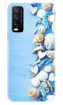Sea Shells2 Mobile Back Case for Vivo Y20i (Design - 64)