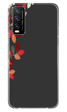Grey Background Mobile Back Case for Vivo Y20 (Design - 71)