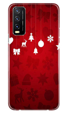 Christmas Mobile Back Case for Vivo Y20i (Design - 78)