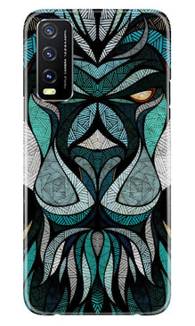 Lion Mobile Back Case for Vivo Y20G (Design - 97)