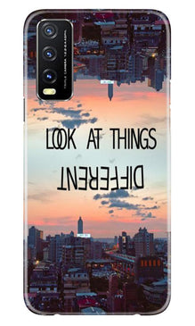 Look at things different Mobile Back Case for Vivo Y20 (Design - 99)