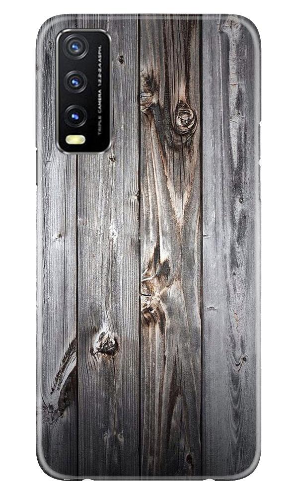Wooden Look Case for Vivo Y20i  (Design - 114)