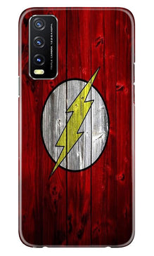 Flash Superhero Mobile Back Case for Vivo Y20G  (Design - 116)