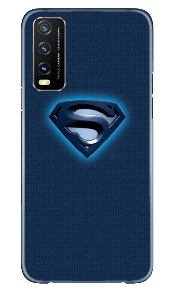Superman Superhero Case for Vivo Y20  (Design - 117)