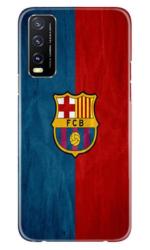 FCB Football Mobile Back Case for Vivo Y20i  (Design - 123)