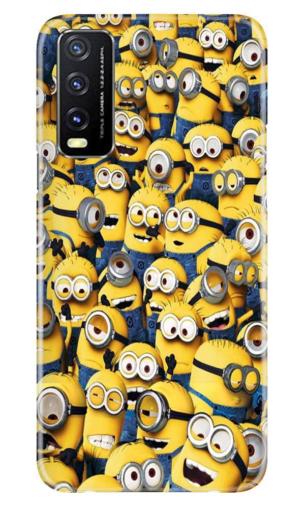 Minions Case for Vivo Y20G  (Design - 126)