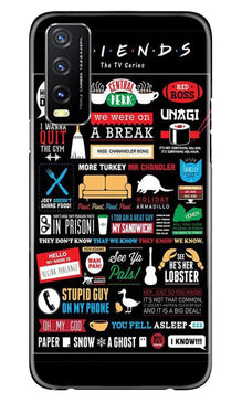 Friends Mobile Back Case for Vivo Y20  (Design - 145)