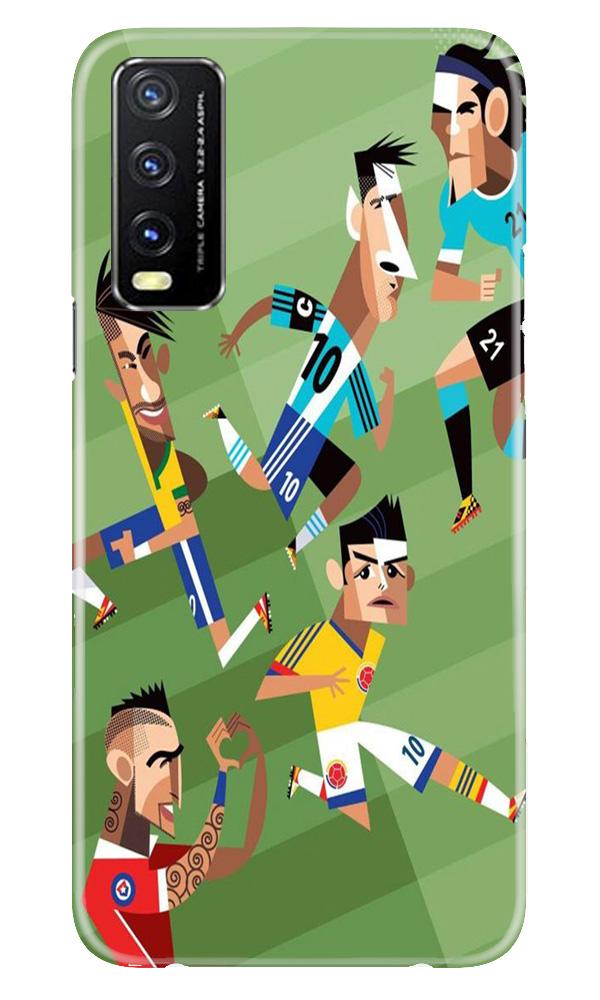 Football Case for Vivo Y20  (Design - 166)
