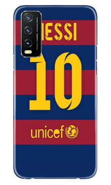 Messi Mobile Back Case for Vivo Y20G  (Design - 172)