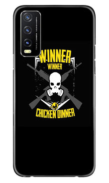 Winner Winner Chicken Dinner Mobile Back Case for Vivo Y20i  (Design - 178)