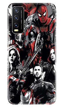 Avengers Mobile Back Case for Vivo Y20G (Design - 190)