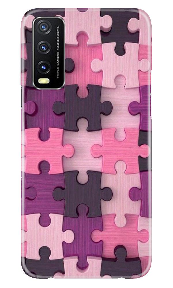 Puzzle Case for Vivo Y20G (Design - 199)