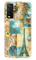 Travel Eiffel Tower Case for Vivo Y20G (Design No. 206)