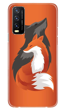 Wolf  Mobile Back Case for Vivo Y20i (Design - 224)