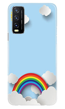 Rainbow Mobile Back Case for Vivo Y20 (Design - 225)