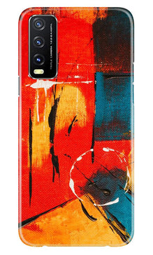 Modern Art Mobile Back Case for Vivo Y20 (Design - 239)