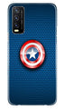 Captain America Shield Case for Vivo Y20i (Design No. 253)