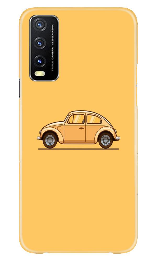 Vintage Car Case for Vivo Y20G (Design No. 262)