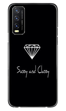 Sassy and Classy Mobile Back Case for Vivo Y20 (Design - 264)