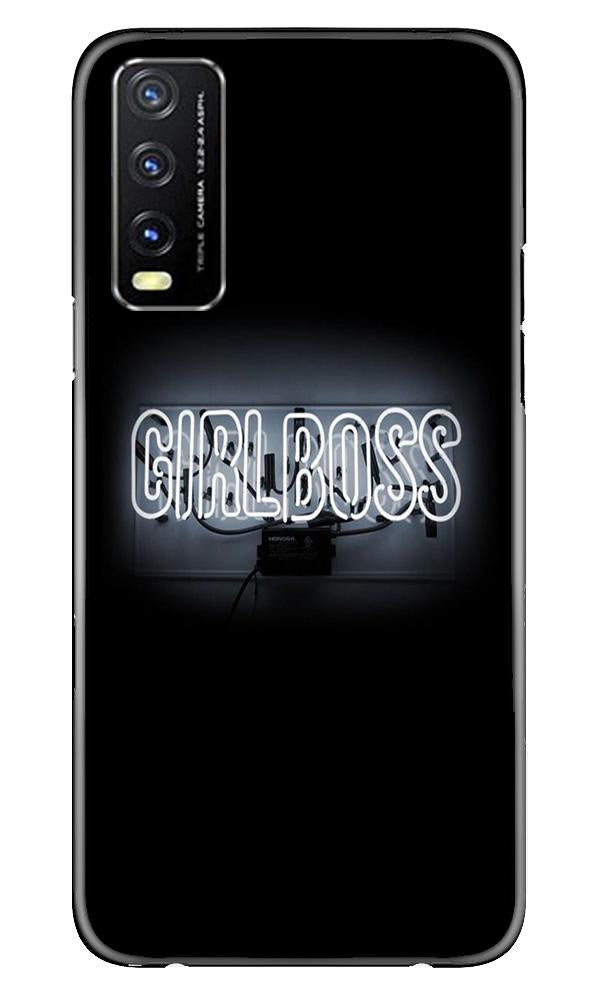 Girl Boss Black Case for Vivo Y20i (Design No. 268)