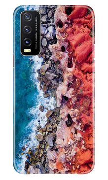 Sea Shore Mobile Back Case for Vivo Y20i (Design - 273)