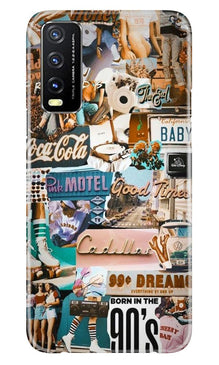 Vintage Design Mobile Back Case for Vivo Y20 (Design - 284)