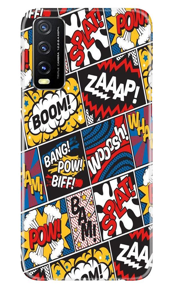 Boom Mobile Back Case for Vivo Y20 (Design - 302)
