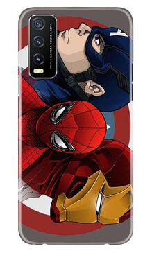 Superhero Mobile Back Case for Vivo Y20 (Design - 311)