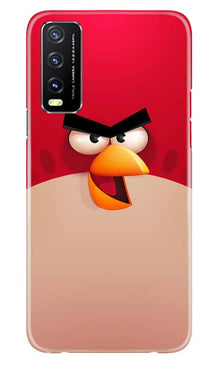 Angry Bird Red Mobile Back Case for Vivo Y20i (Design - 325)
