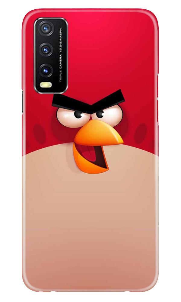 Angry Bird Red Mobile Back Case for Vivo Y20 (Design - 325)